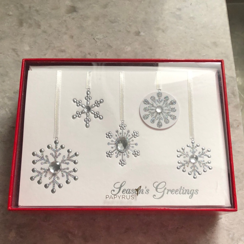 New - Papyrus box of 8 holiday cards